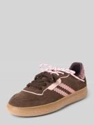 Tamaris Low Top Sneaker aus Veloursleder im Street Style in Cognac, Gr...