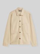 Tommy Hilfiger Regular Fit Hemdjacke aus reiner Baumwolle in Beige, Gr...