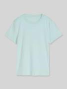 Tom Tailor Regular Fit T-Shirt aus reiner Baumwolle in Mint, Größe L