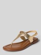 MICHAEL Michael Kors Sandalen aus echtem Leder Modell 'Mandy' in Gold,...