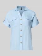 Vero Moda Regular Fit Hemdbluse aus reiner Viskose Modell 'BUMPY' in H...