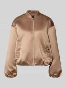 s.Oliver BLACK LABEL Regular Fit Blouson mit College-Kragen in Mittelb...