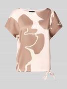 s.Oliver BLACK LABEL Loose Fit T-Shirt aus Viskose-Mix in Mittelbraun,...