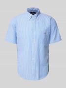 Polo Ralph Lauren Regular Fit Freizeithemd aus reiner Baumwolle in Bla...