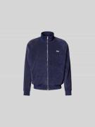 RHUDE Oversized Sweatjacke aus Baumwolle in Blau, Größe L