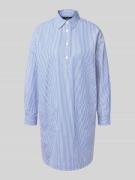 Lauren Ralph Lauren Oversized Hemdblusenkleid aus reiner Baumwolle in ...