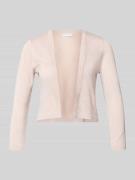 Jake*s Cocktail Bolero mit 3/4-Ärmel in Rosa Melange, Größe 32