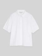 Tom Tailor Denim Regular Fit Bluse mit Stickerei in Weiss, Größe L