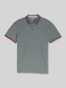 Tom Tailor Regular Fit Poloshirt mit Kontrastkragen in Lind, Größe L