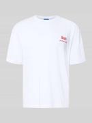 Hugo Blue Regular Fit T-Shirt aus reiner Baumwolle Modell 'NUCAVO' in ...