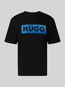 Hugo Blue Regular Fit T-Shirt aus reiner Baumwolle Modell 'NALIEN' in ...