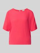 ICHI Relaxed Fit T-Shirt aus reiner Viskose Modell 'Marrakech' in Pink...