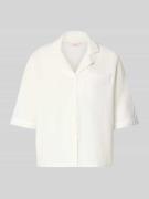 Only Regular Fit Hemdbluse aus reiner Baumwolle Modell 'THYRA' in Offw...