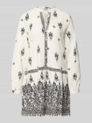 Only Tunika Freizeitkleid aus Baumwoll-Viskose-Mix Modell 'ALMA' in We...