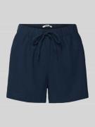 Only Relaxed Fit Bermudas aus Viskose-Leinen-Mix Modell 'GOA' in Marin...