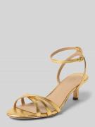 Lauren Ralph Lauren Sandalen mit Dornschließe Modell 'KENDYL' in Gold,...