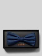 Monti Fliege aus reiner Seide in Marine, Größe 1