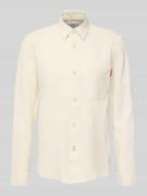 JOOP! Jeans Freizeithemd mit Knopfleiste Modell 'Harvi' in Offwhite, G...