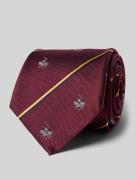 Blick Seidenkrawatte aus reiner Seide in Bordeaux, Größe 1
