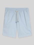 Tom Tailor Denim Regular Fit Sweatshorts aus reiner Baumwolle in Hellb...