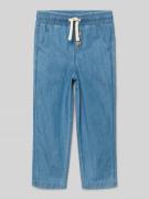 Steiff Jeans mit elastischem Bund und Kordelzug in Blau, Größe 104