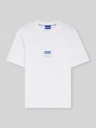 Hugo Blue Regular Fit T-Shirt aus reiner Baumwolle Modell 'NURAZTI' in...