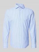 SEIDENSTICKER Slim Fit Business-Hemd mit Haifischkragen in Royal, Größ...