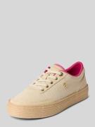 Tommy Hilfiger Low Top Sneaker aus Baumwolle in Beige, Größe 36