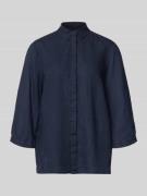 TONI Relaxed Fit Leinenbluse mit 3/4-Arm Modell 'Clay' in Marine, Größ...