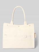Hey Marly Handtasche mit Logo-Stitching Modell 'Signature' in Offwhite...