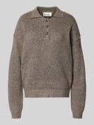 My Essential Wardrobe Oversized Strickpullover mit Polokragen Modell '...