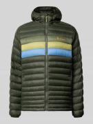 Cotopaxi Daunenjacke mit Kapuze in Dunkelgruen, Größe XL