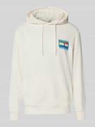 Tommy Jeans Regular Fit Hoodie aus reiner Baumwolle in Offwhite, Größe...