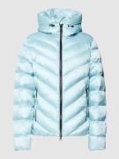 COMO NO 1 Steppjacke mit Kapuze in Hellblau, Größe XS