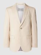 Pierre Cardin 2-Knopf-Sakko mit Pattentaschen in Beige, Größe 26