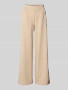 ICHI Straight Leg Bundfaltenhose mit Galonstreifen Modell 'KATE' in Be...