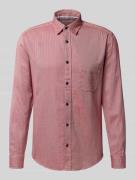 OLYMP Level Five Slim Fit Freizeithemd mit Kentkragen in Rot, Größe L