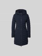 Moose Knuckles Daunenmantel mit Kapuze in Marine, Größe M