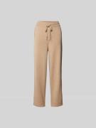 Juvia Relaxed Fit Sweatpants mit Kaschmir-Anteil in Camel, Größe L