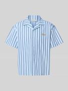 PROHIBITED Relaxed Fit Freizeithemd mit Reverskragen in Blau, Größe L