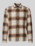 OLYMP Level Five Regular Fit Freizeithemd aus reiner Baumwolle mit Bru...