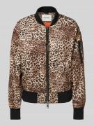 IQ Studio Jacke mit Zweiwege-Reißverschluss in Beige, Größe 38