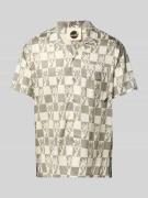 BOARDIES Freizeithemd mit Knopfleiste Modell 'Clara' in Khaki, Größe M