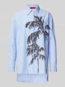 MAX&Co. Regular Fit Hemdbluse mit Brusttasche Modell 'LAMBERT' in Bleu...