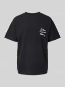 BLKVIS T-Shirt mit Label-Stitching Modell 'PRIMAVERA' in Black, Größe ...