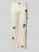 EIGHTYFIVE Jeans mit 5-Pocket-Design in Offwhite, Größe 31