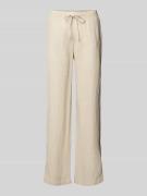 Christian Berg Woman Straight Leg Leinenhose mit Tunnelzug in Beige, G...