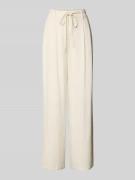 moves Hose aus Viskose-Leinen-Mix Modell 'Andriana' in Beige, Größe 42