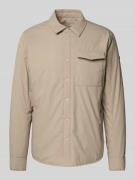 SCANDINAVIAN EDITION Jacke mit Umlegekragen in Sand, Größe XL