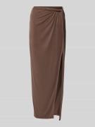 LeGer by Lena Gercke Maxirock mit Raffungen in Dunkelbraun, Größe 36